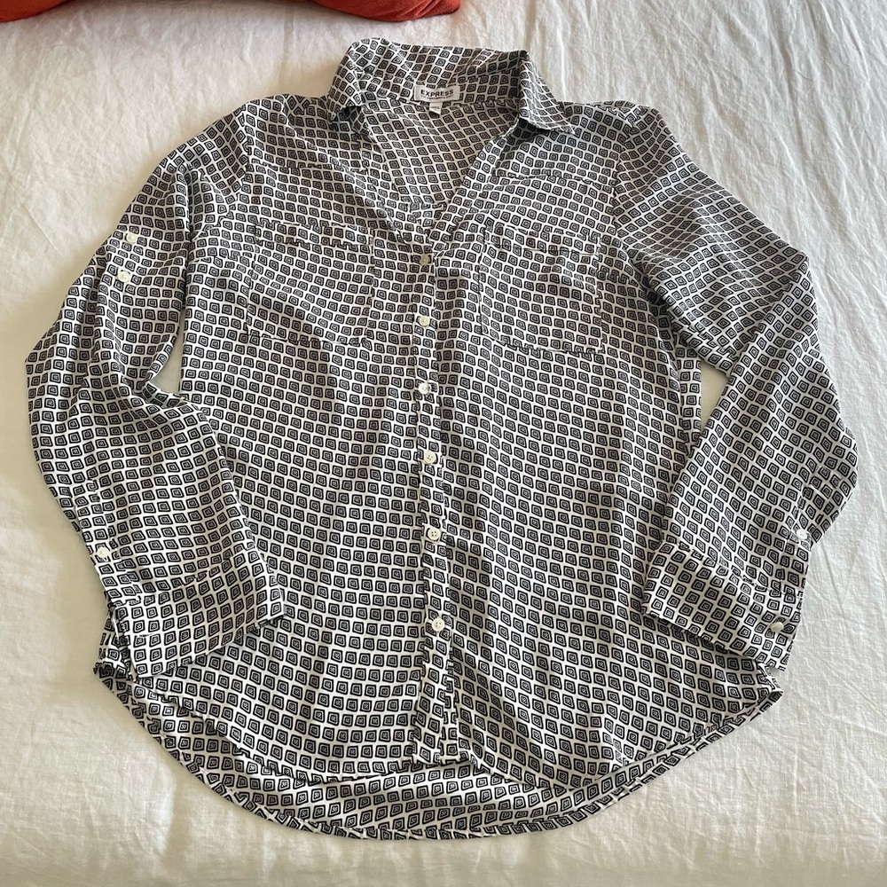 Express the portofino diamond blouse